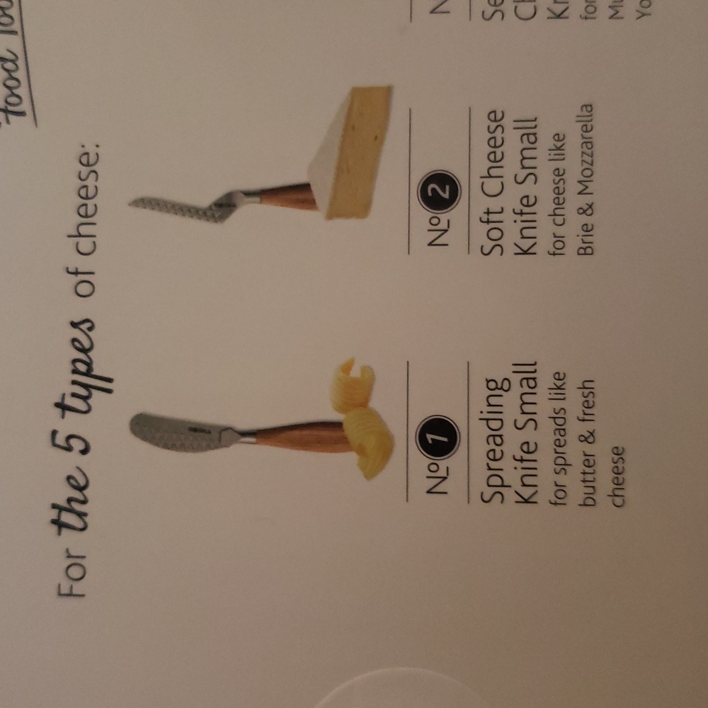 BOSKA OSLO 5-PIECE CHEESE KNIVES SET, RETAIL $89.95 - Picture 5 of 12